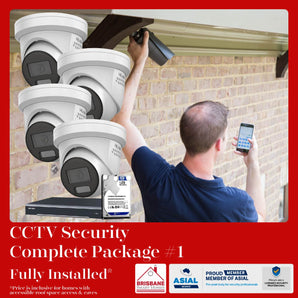"Brisbane Secure" CCTV Complete Pack (4 Cameras)