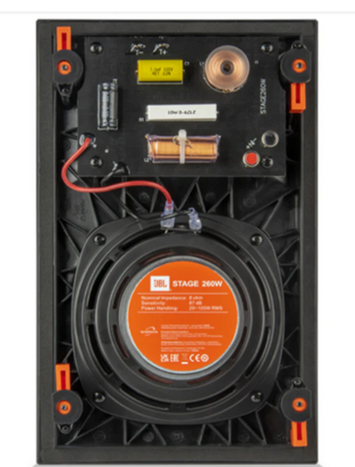 JBL Stage 2 260W 6.5 inch In Wall Speaker